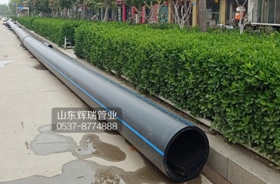 城鎮pe給水管施工案例