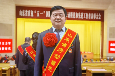 山東省五一（yī）勞動獎章獲得者侯（hóu）成安宣講“勞模精神”